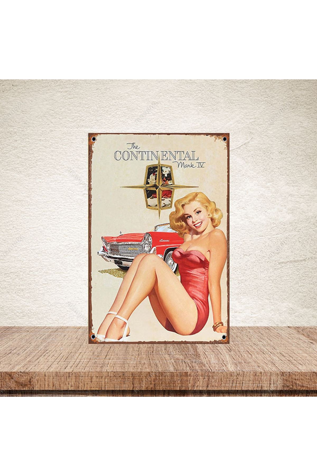 THE CONTİNENTAL MARK IV - AHŞAP POSTER
