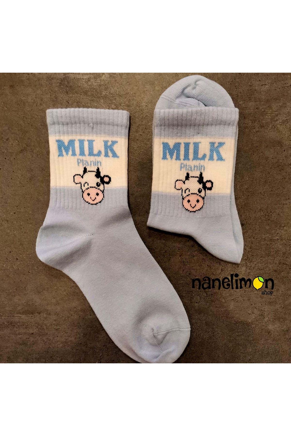 Milk Planin Mavi - Çorap