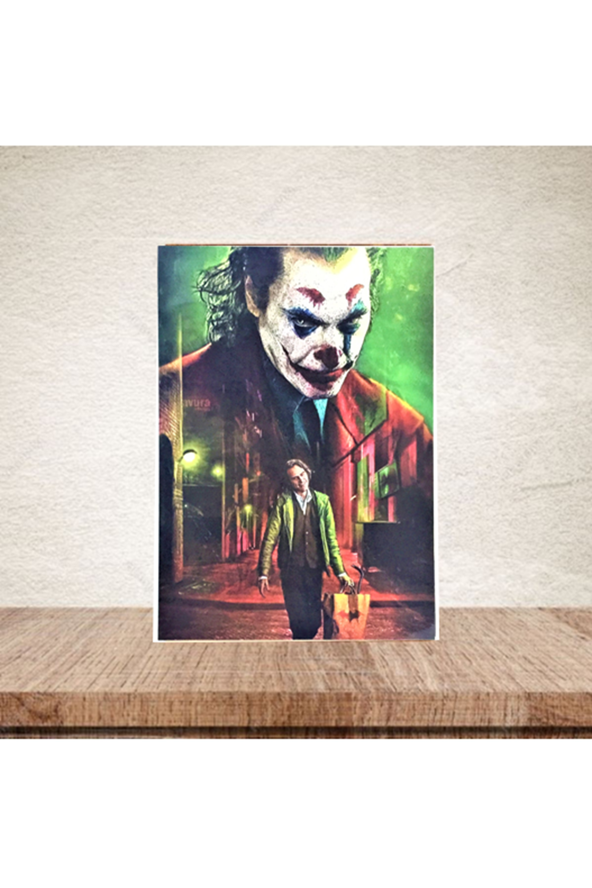 Joker Arthur - Ahaşap Poster