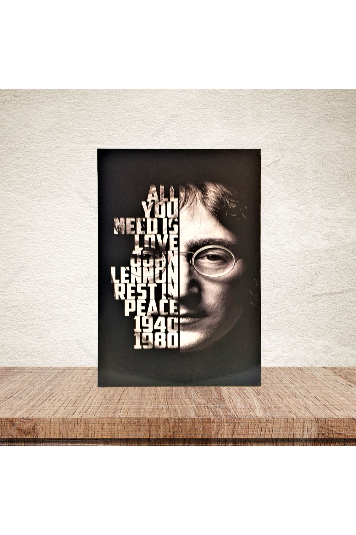John Lennon - Ahşap Poster