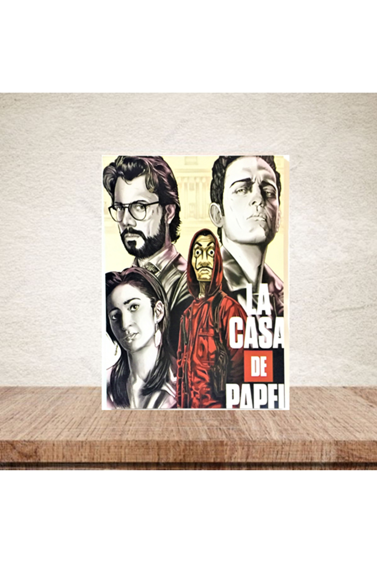 La Casa De Papel Team - Ahşap Poster