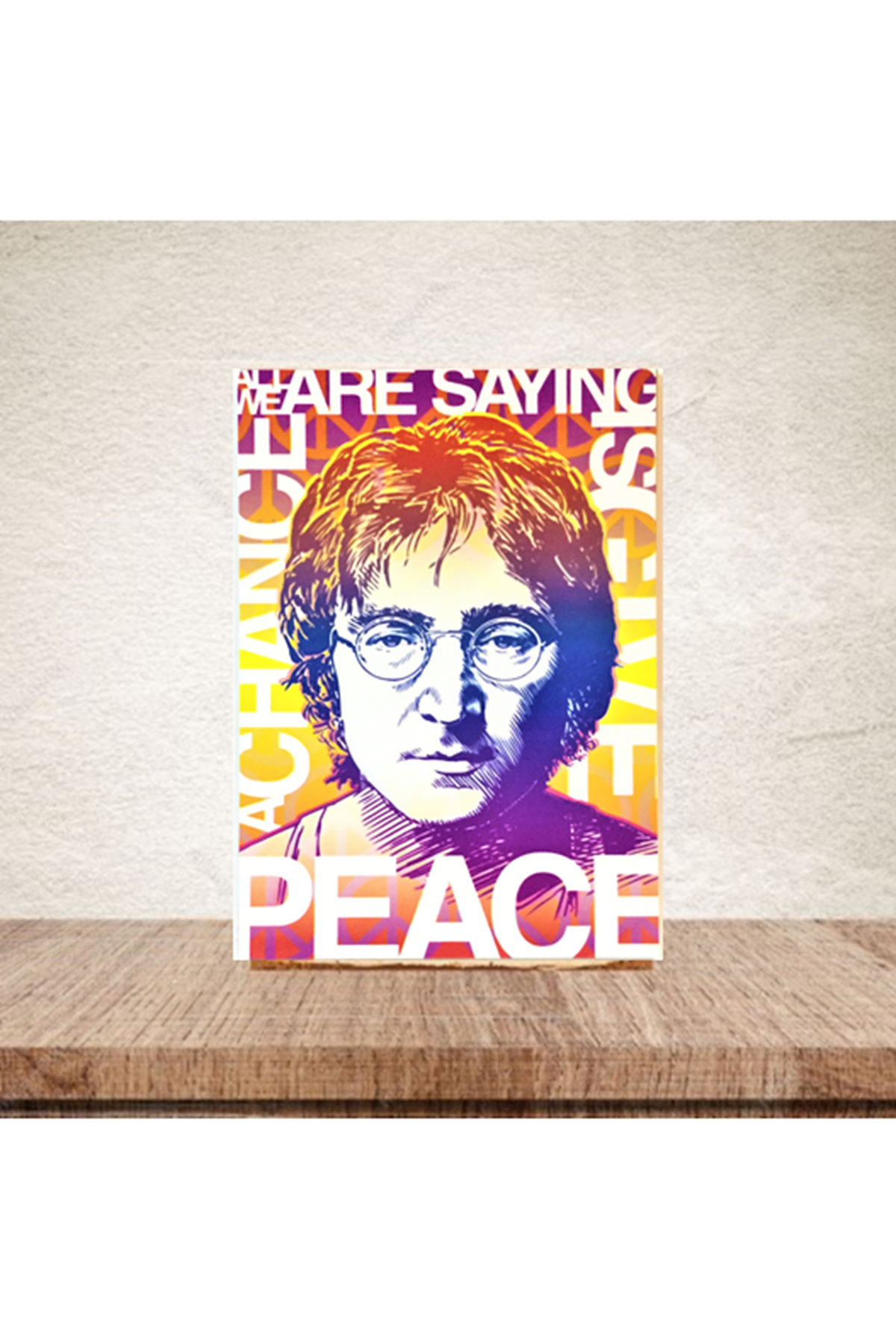 John Lennon - Ahşap Poster