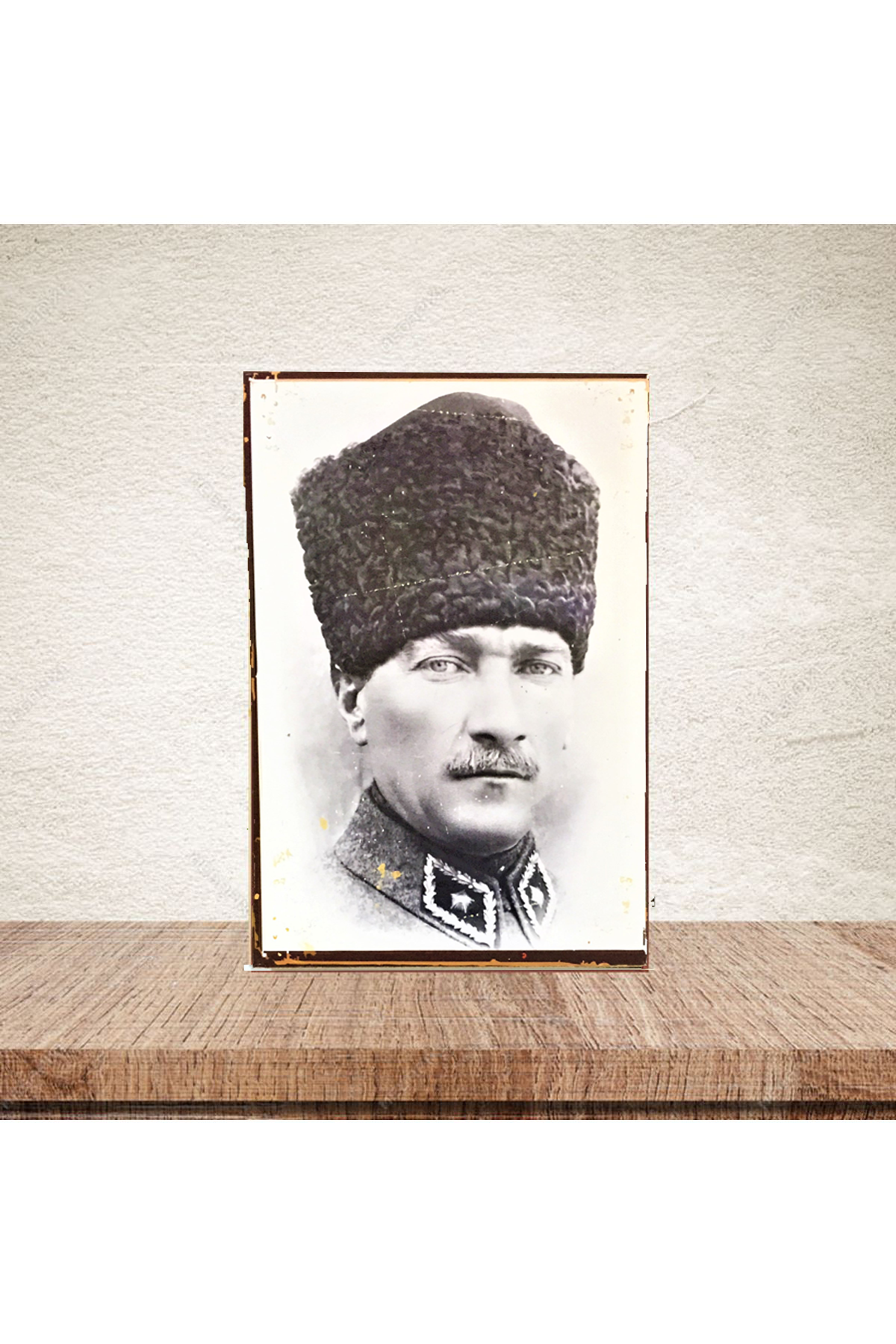 Atatürk-Ahşap Poster