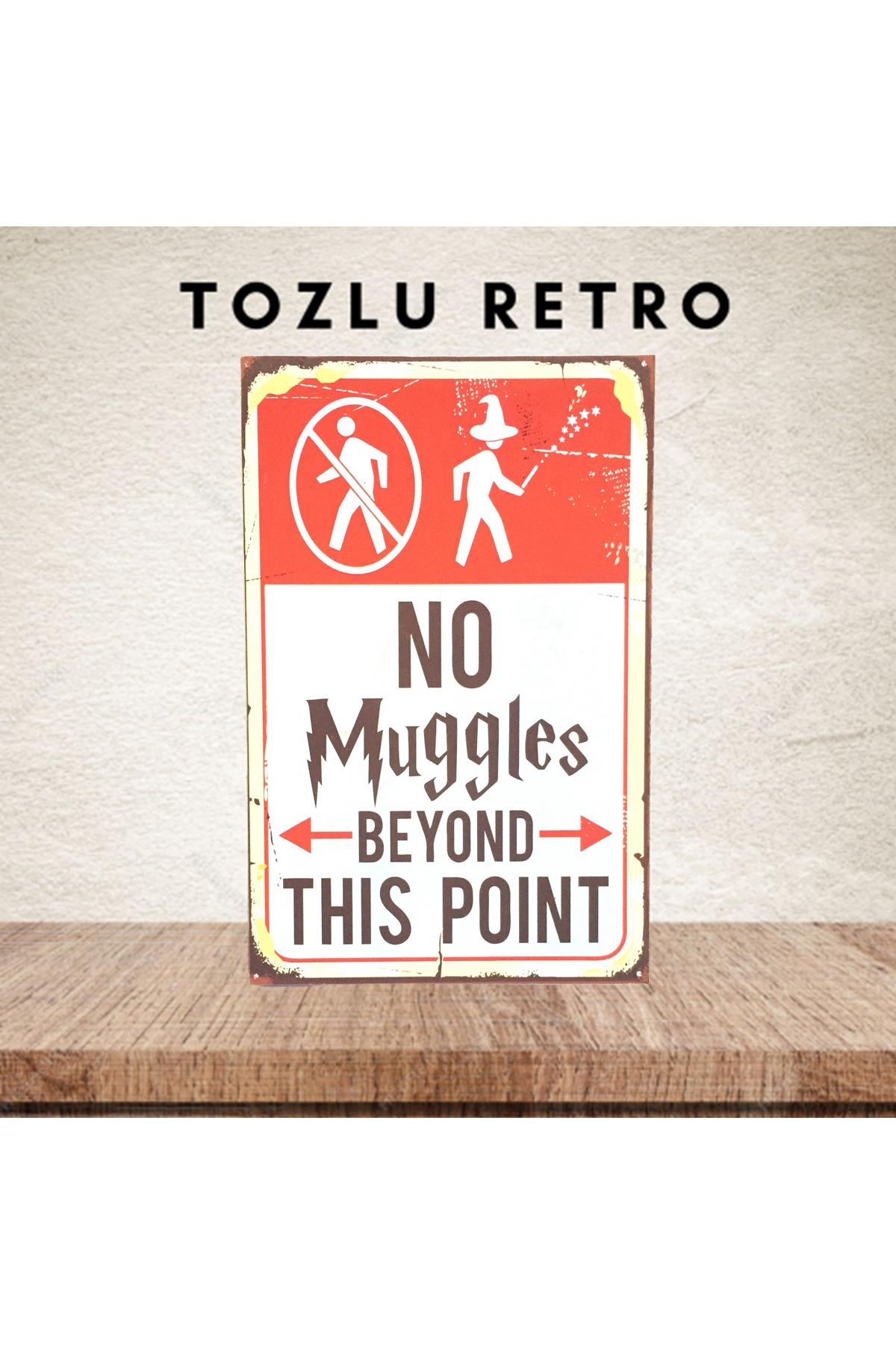 No Muggles Beyond Thıs Poınt - Ahşap Poster