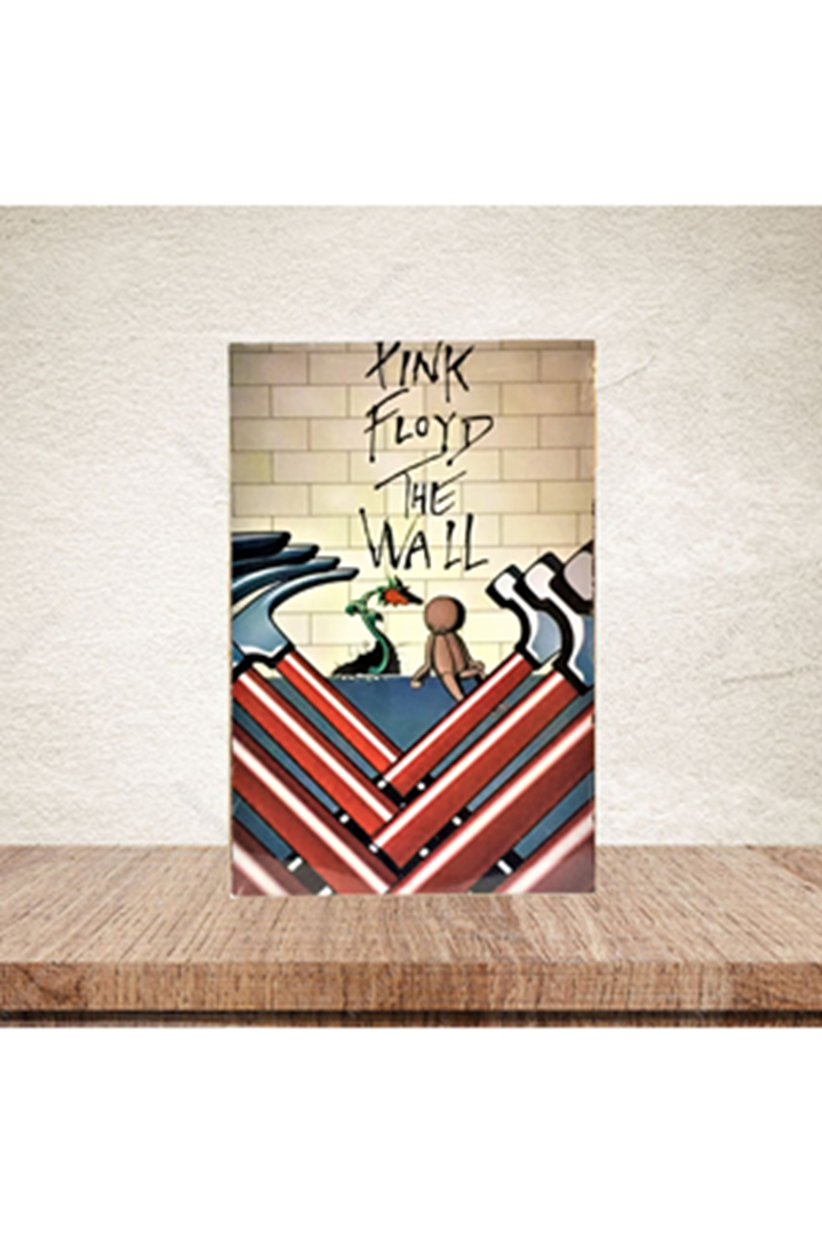 Pınk Floyd The Wall - Ahşap Poster