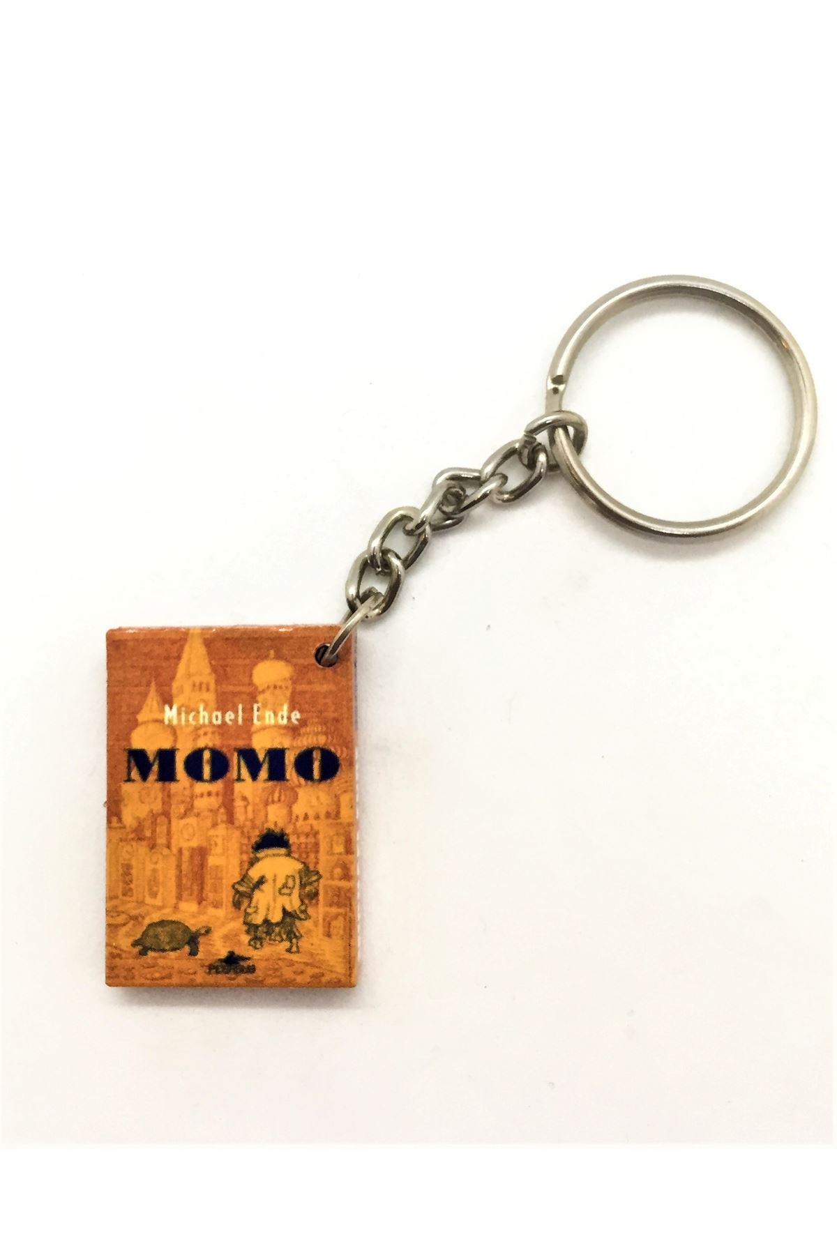 Momo - Ahşap Kitap Anahtarlık