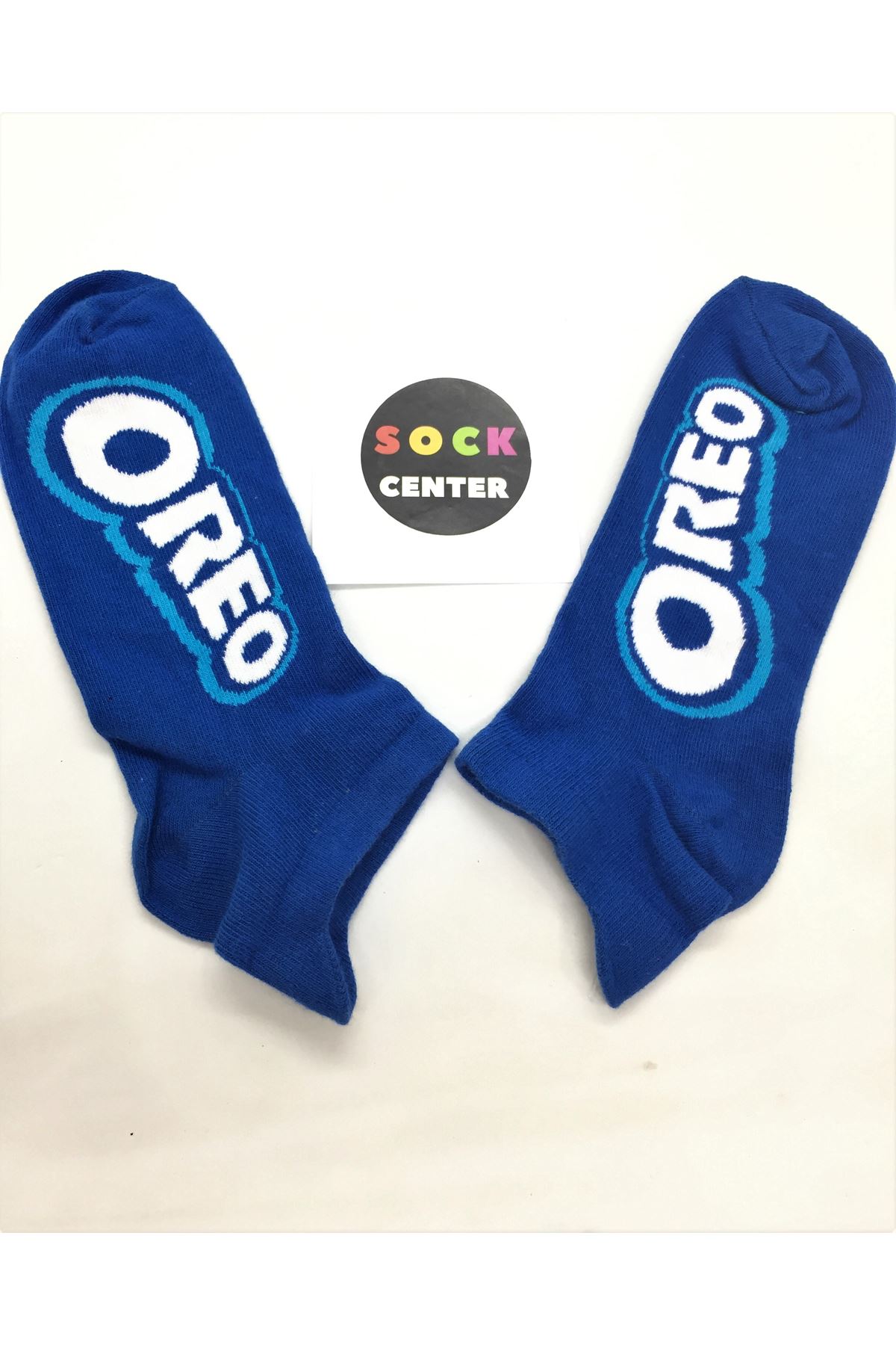 Oreo - Mavi Patik Çorap