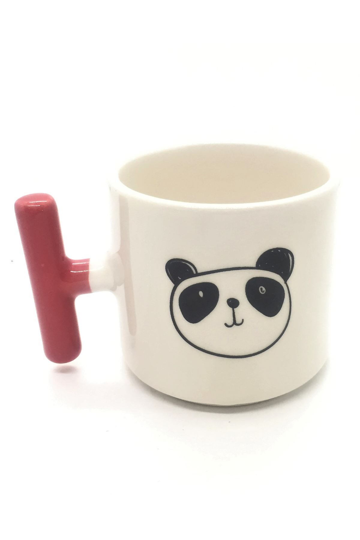 Panda - T Seramik Kupa Kırmızı