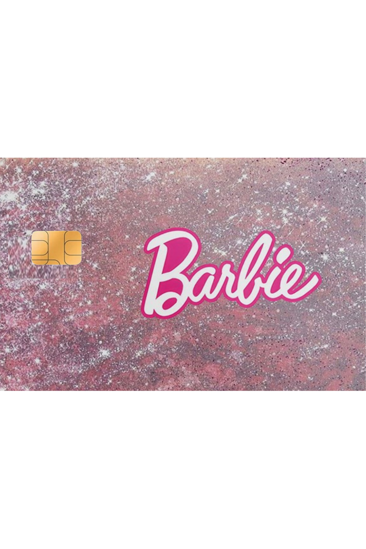 Kredi Kartı Sticker - Barbie Gümüş Sim