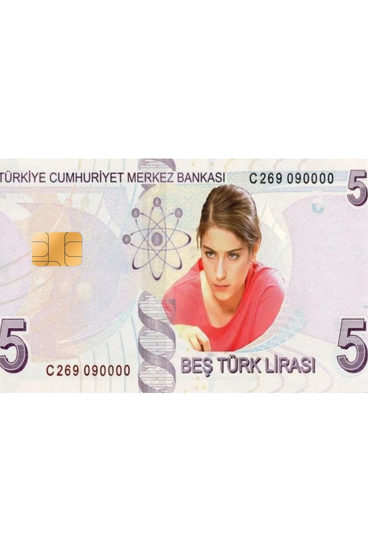 Kredi Kartı Sticker - Ferih 5 Lira