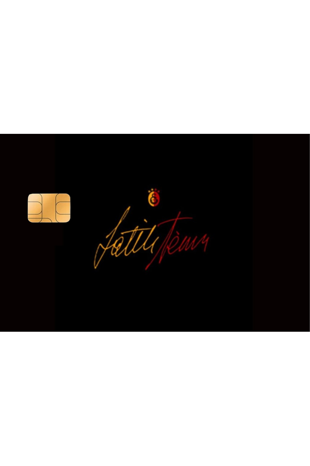 Kredi Kartı Sticker - Fatih Hoca İmza