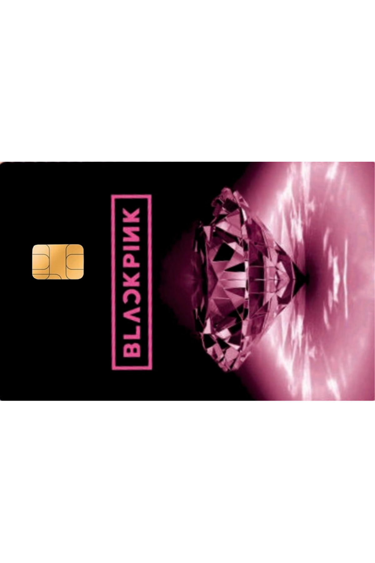 Kredi Kartı Sticker - Black Pink 1