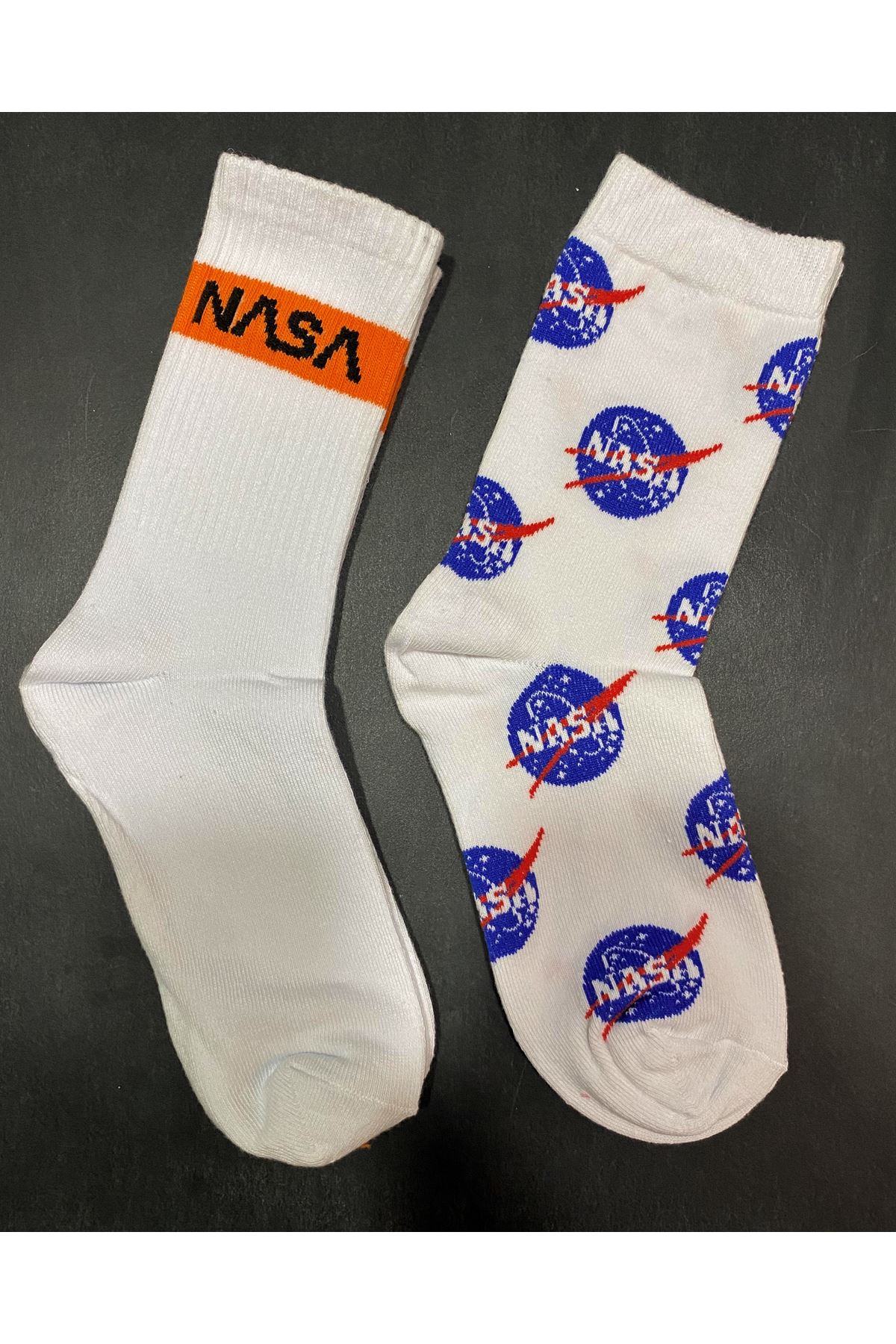 NASA DESENLİ 2'Lİ ÇORAP SETİ