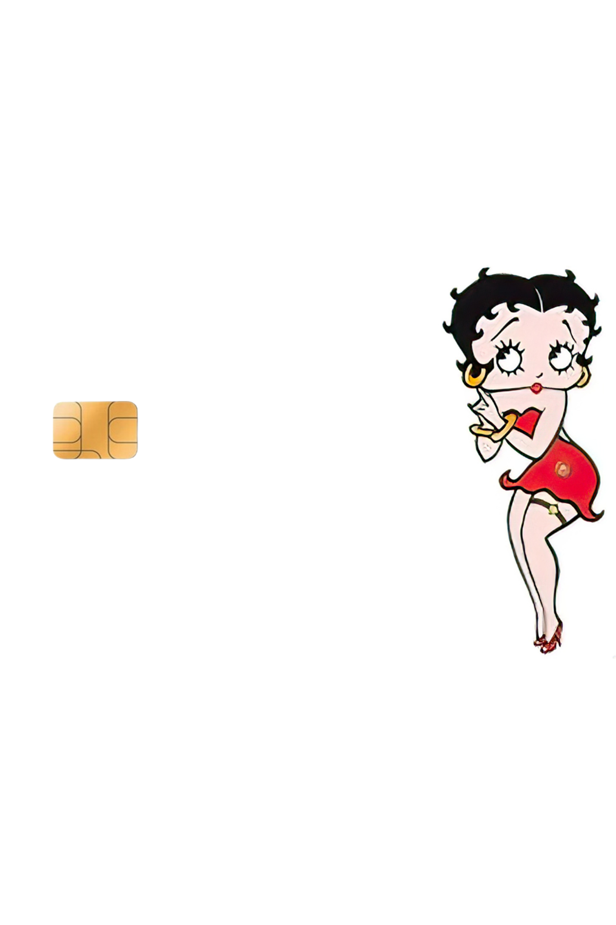 Kredi Kartı Sticker - Betty Boop