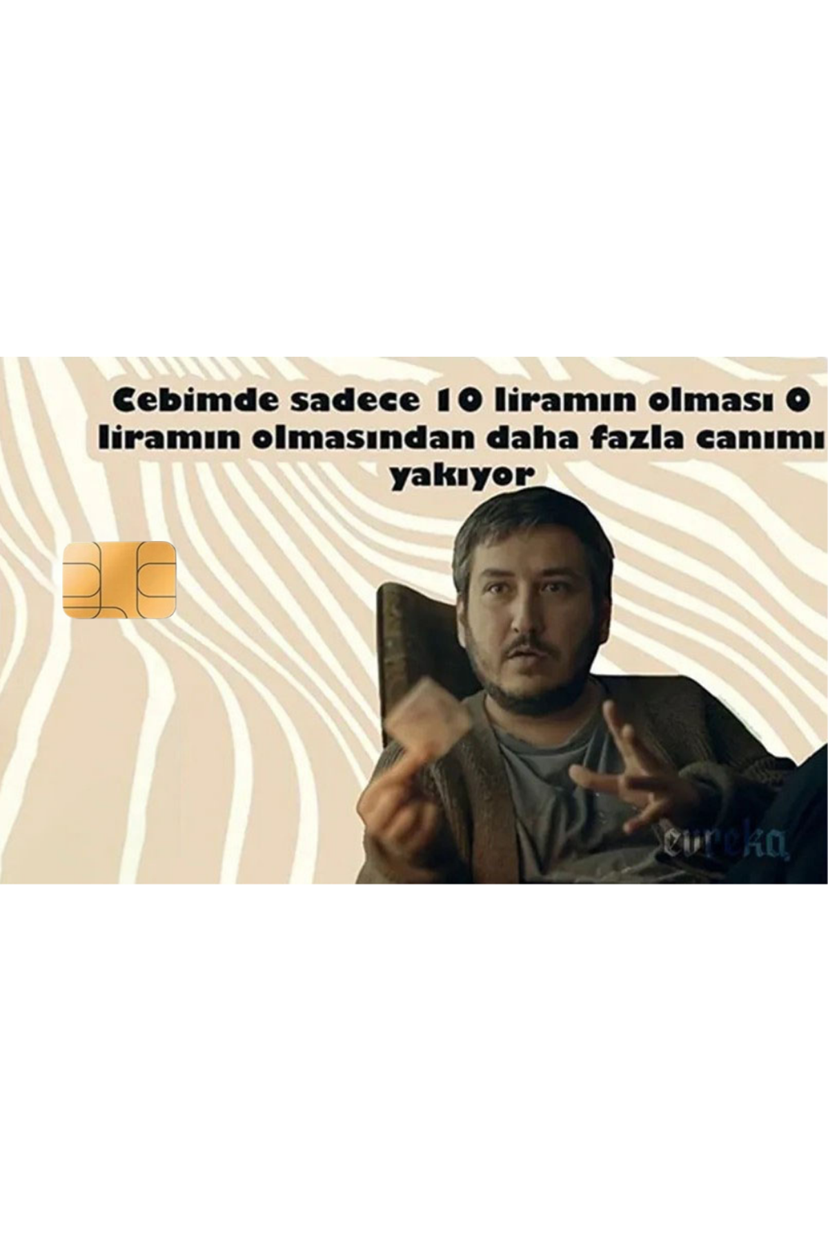 Kredi Kartı Sticker -  Cebimde 10 Liramın Olması