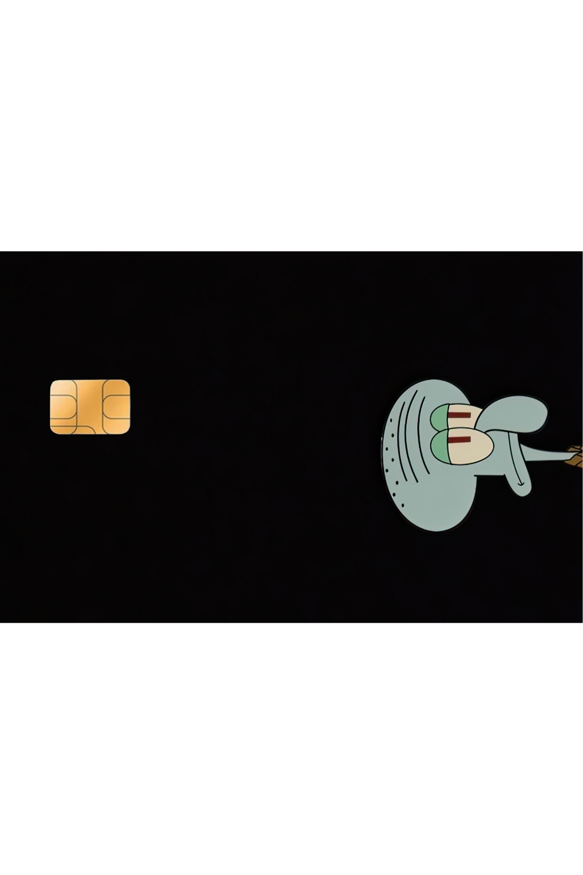 Kredi Kartı Sticker -  Squidward