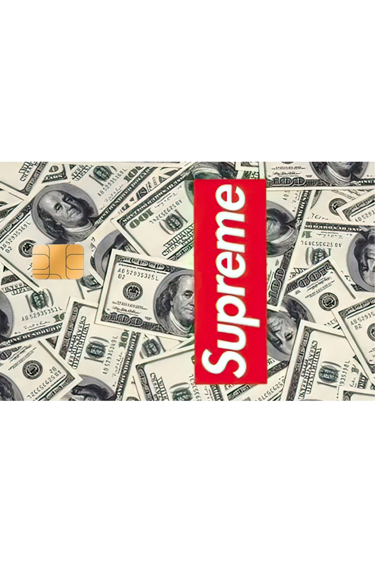 Kredi Kartı Sticker -  Supreme Dolar