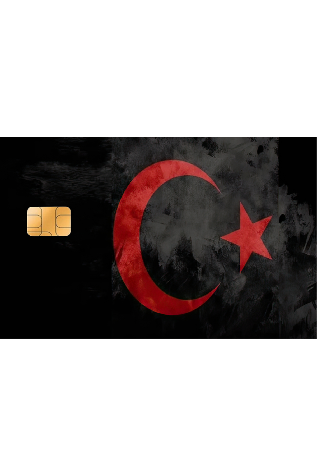 Kredi Kartı Sticker -  Bayrak 2