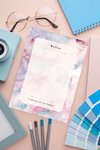 Planlayıcı/To Do List/Defter/Notepad/Memopad A5  Mor Bulut