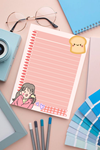 Planlayıcı/To Do List/Defter/Notepad/Memopad A5 Kız Ve Hamster