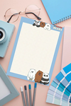 Planlayıcı/To Do List/Defter/Notepad/Memopad A5 We Bare Bears