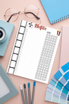 Planlayıcı/To Do List/Defter/Notepad/Memopad A5 Netflix Temalı