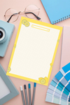 Planlayıcı/To Do List/Defter/Notepad/Memopad A5 Limon Temalı